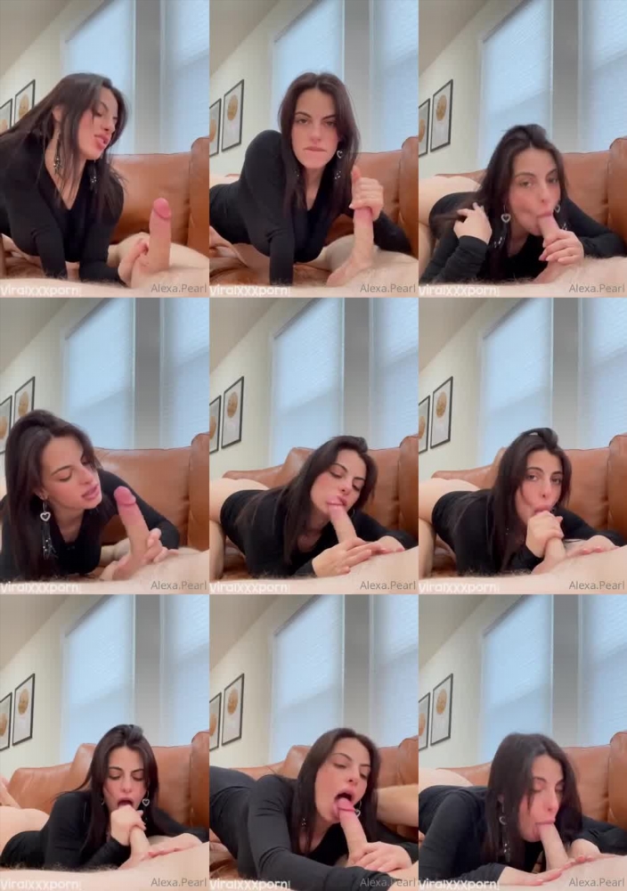 Alexa Pearl's Sensual Blowjob Performance