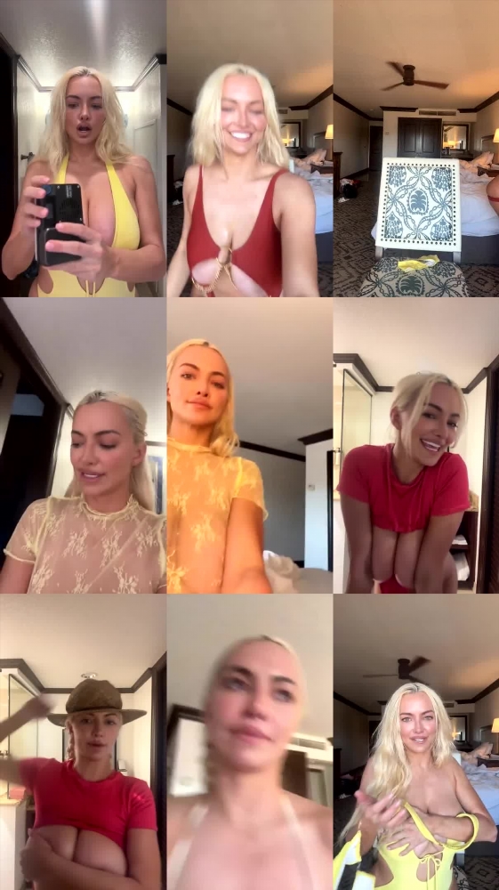 Lindsey Pelas' Sensual Livestream