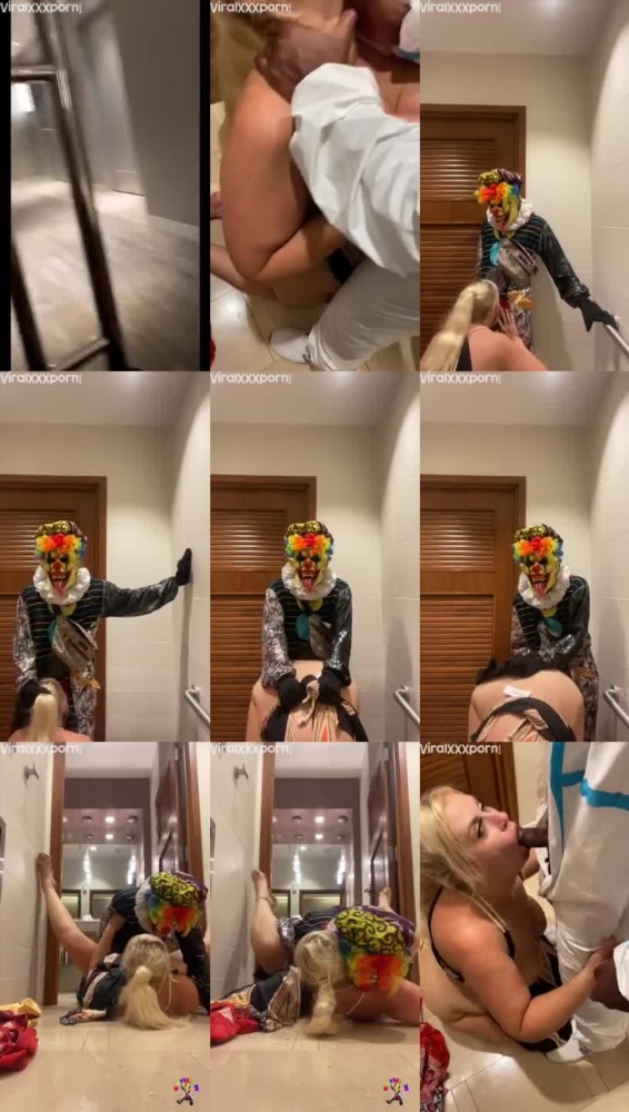 GibbyTheClown and Lila Lovely's steamy bathroom encounter