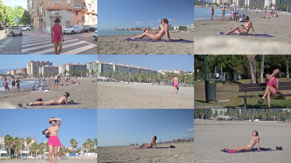 Ksenia's Naughty Beach Time