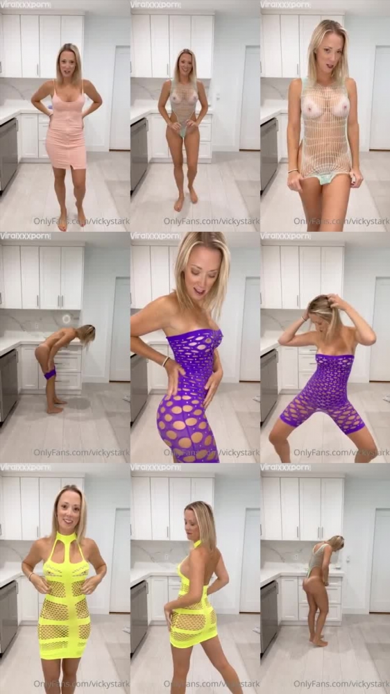 Vicky Stark's Nude Try-On Video on OnlyFans