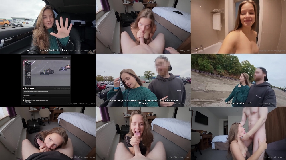 Hermione Potter's Intense Facial Cumshot