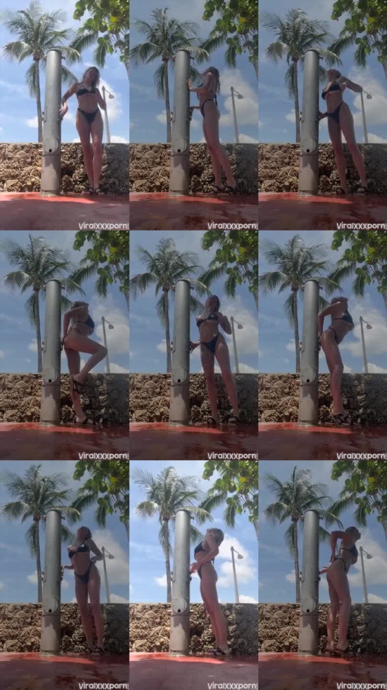 Diora Baird's Naughty Outdoor Shower Tease