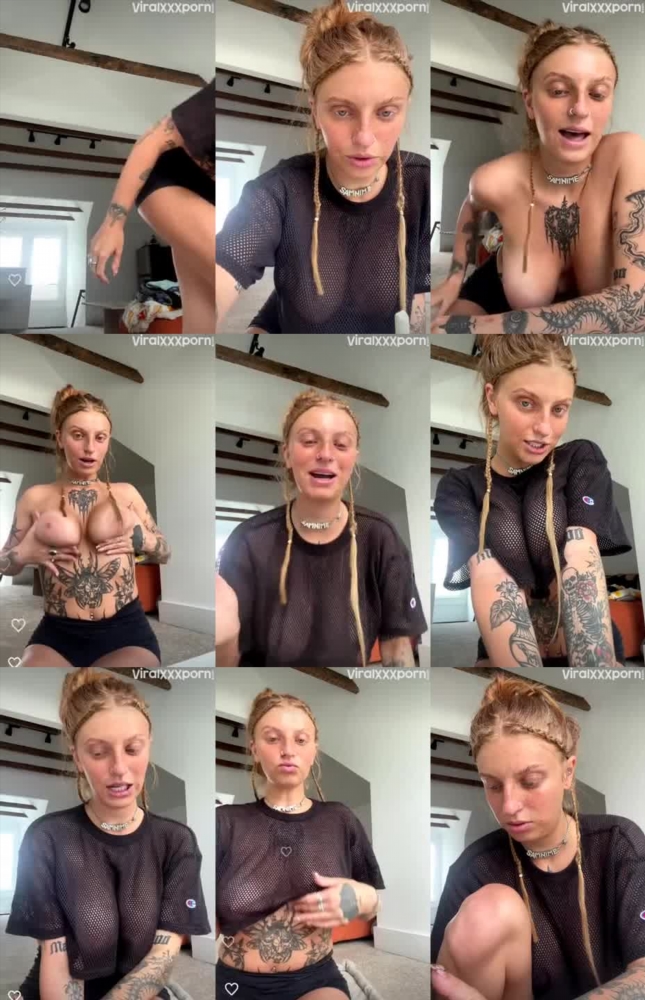 Samnime: Onlyfans Live Video with See-Through Top and Boob Sucking