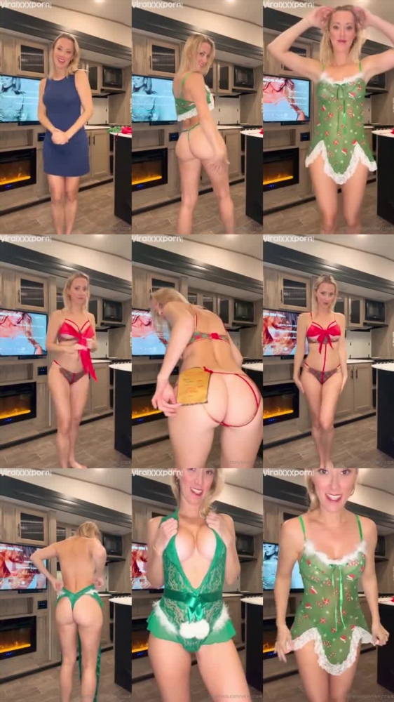 Vicky Stark's Steamy Christmas Lingerie Try-On