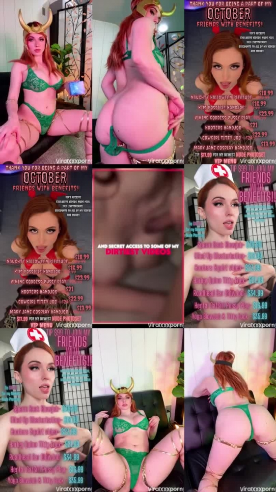Amouranth's Sizzling Cosplay Fantasy