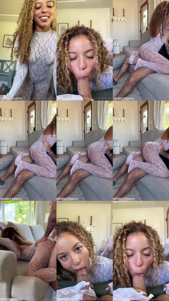 Camila Elle in a Tight White Suit for a Sex Tape Video