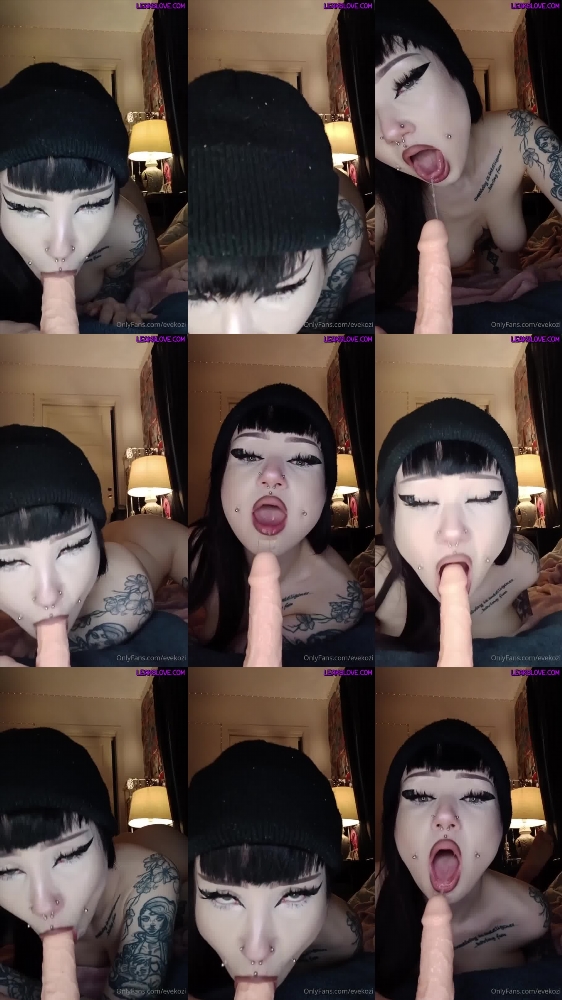 Evekozi: A Sloppy, Passionate Blowjob