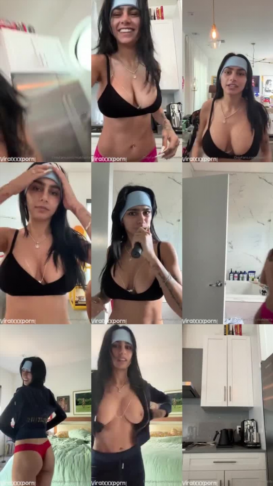 Mia Khalifa's Sizzling Morning Routine: Coffee and Pussy Play