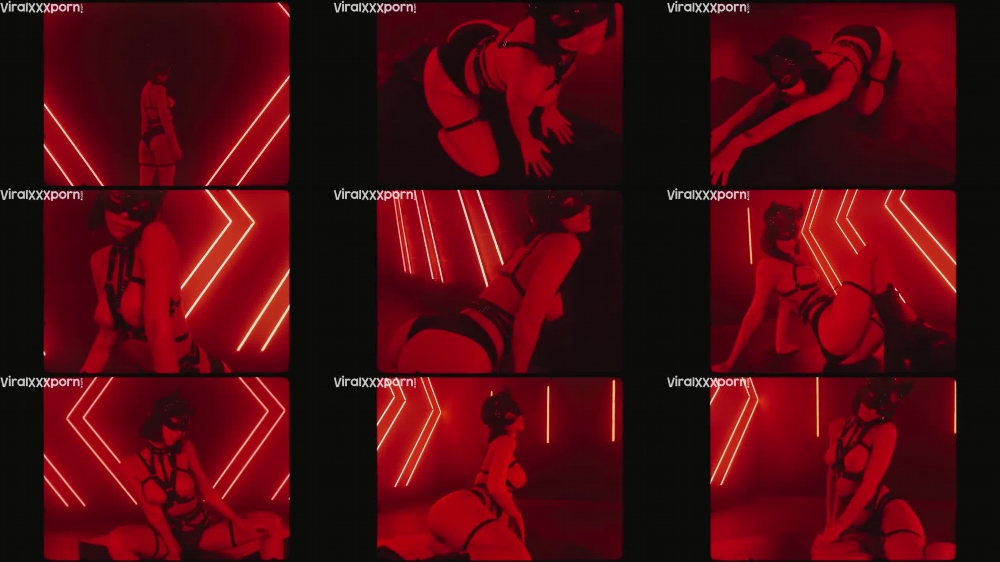 Rachel Cook's Sensual Catwoman Tease