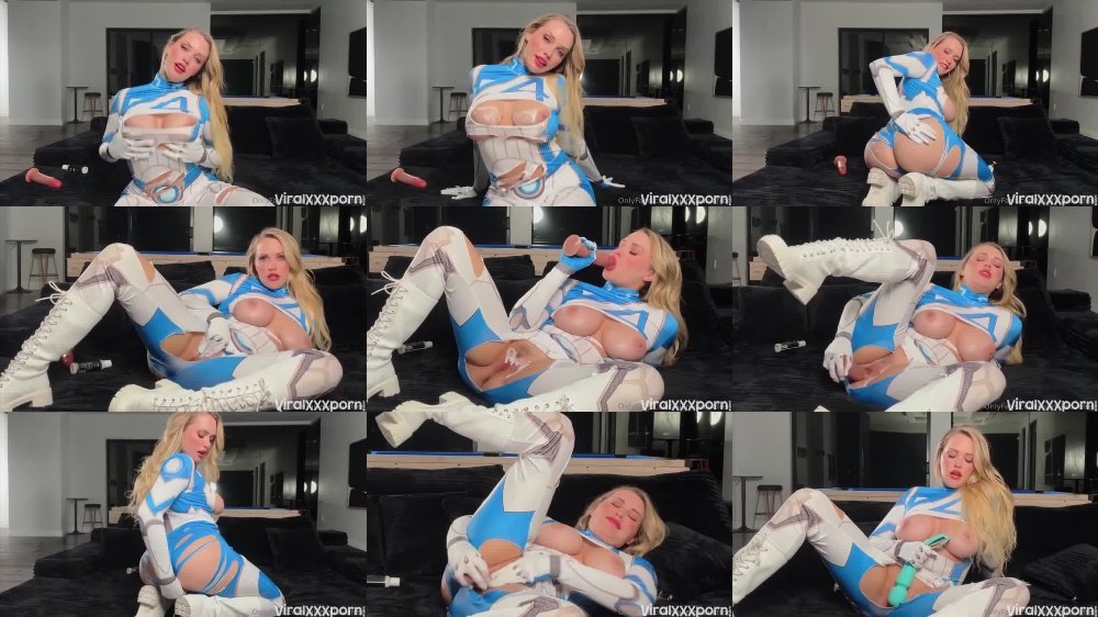 Mia Malkova's Sparkling Cyber Suit Dildo Fuck Onlyfans Video