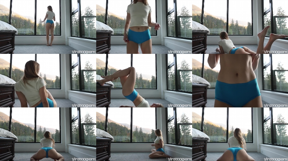 Caroline Zalog: Sizzling Yoga Pants Tease