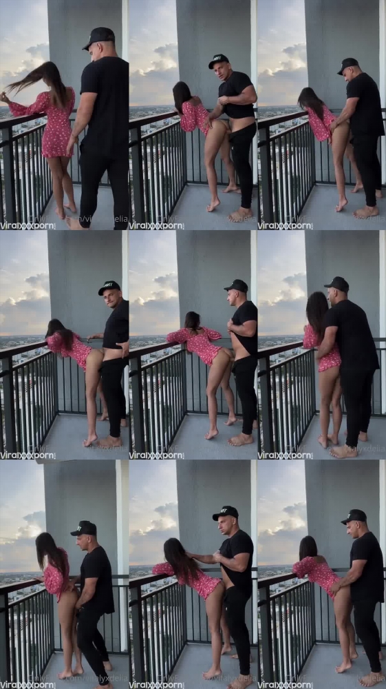 Delia Rose's Sizzling Balcony Sex Scandal