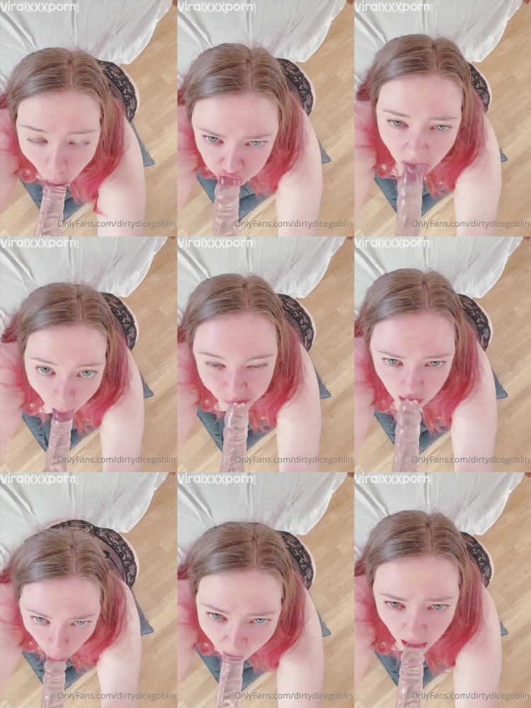 Dirtydicegoblin's POV Dildo Sucking Adventure