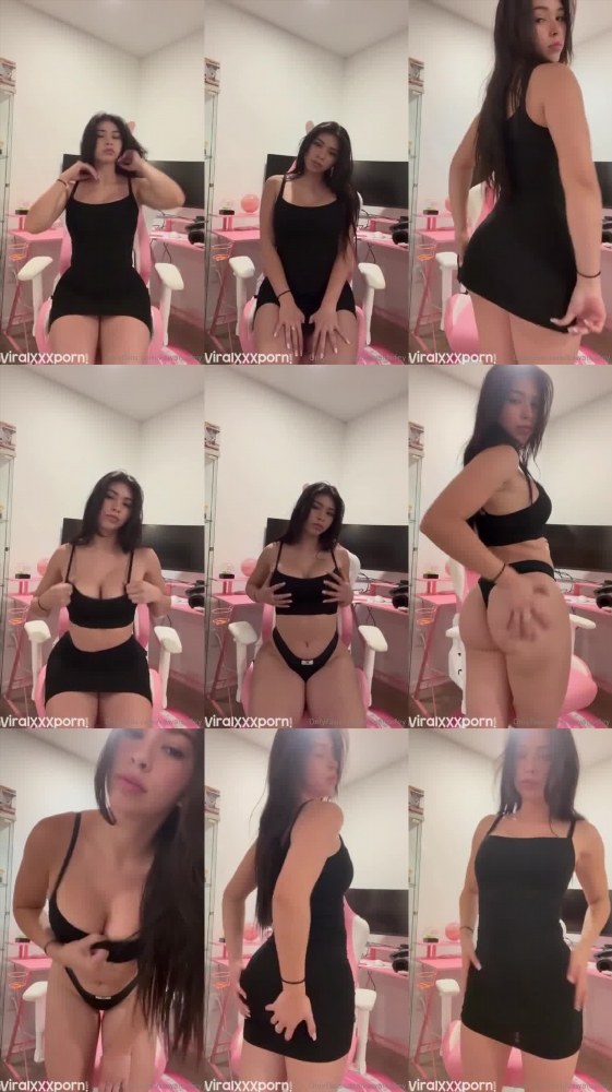Aishah Sofey's Sizzling Black Dress Striptease OnlyFans Video