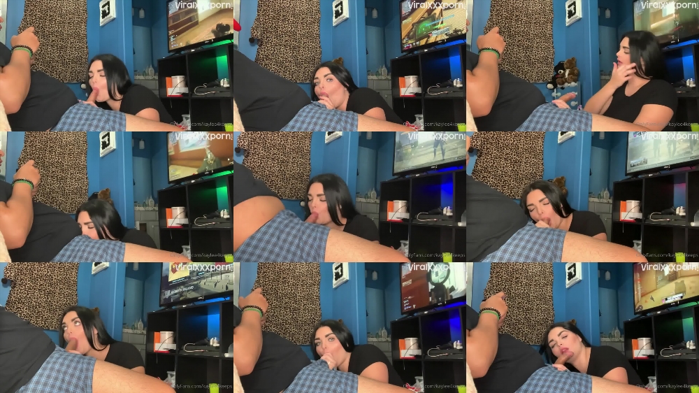 Kaylee2kinky: Sensual Blowjob for Her Gamer Man
