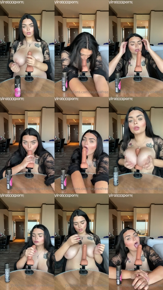 Kaylee2kinky's Sizzling POV Dildo Blowjob Video