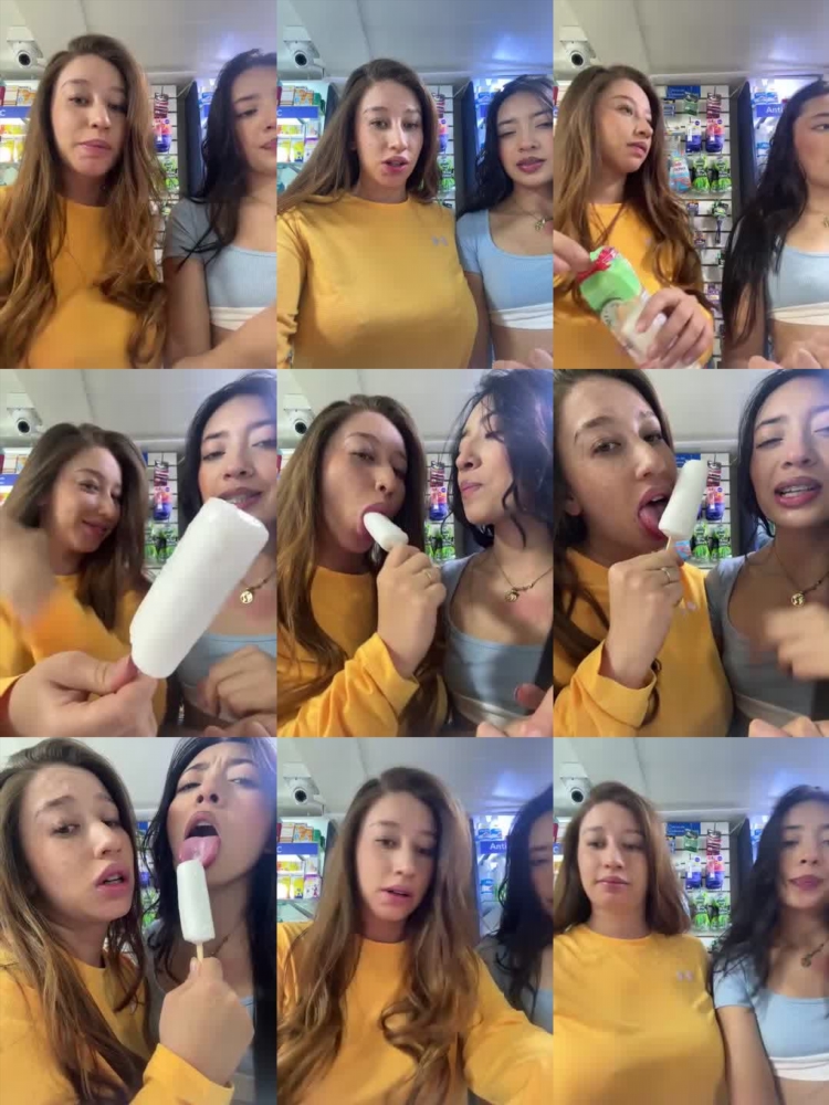 You dont mind if we lick pussy ifo you?