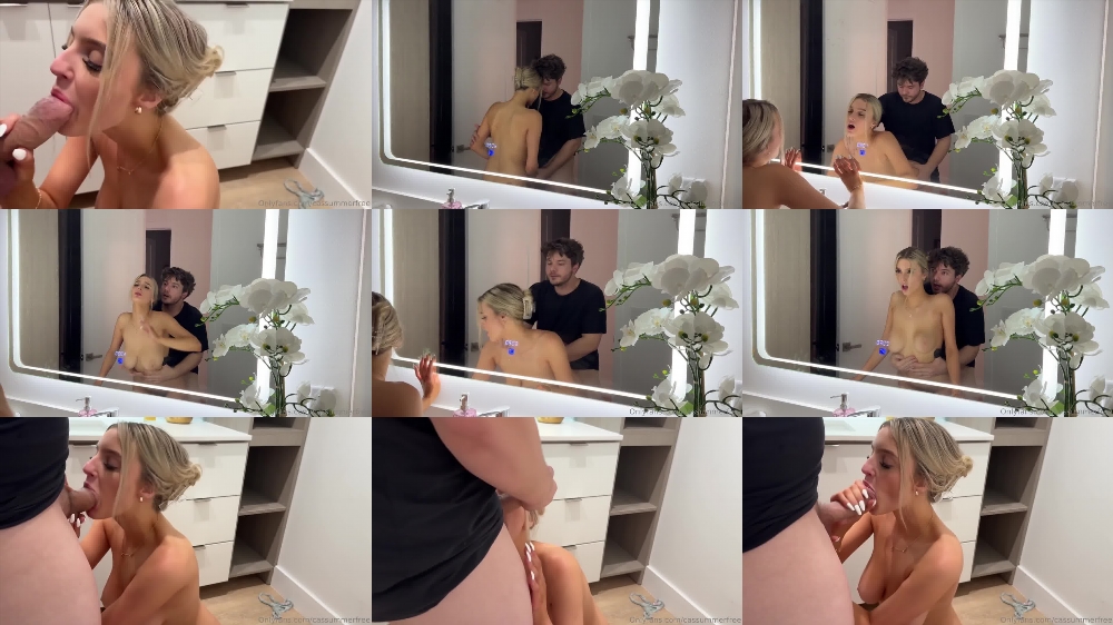Cas Summer Gets Fucked In Front Of A Mirror