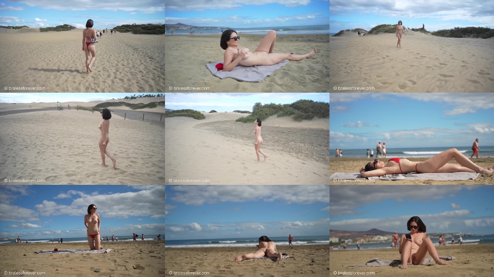 Eve Sweet Gets Naked By The Beach