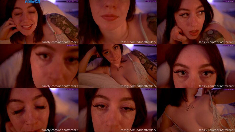 AdriaAfterDark – ASMR Goodnight Kisses During a Thunderstorm