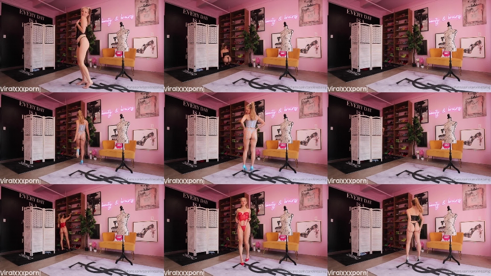 Caroline Zalog Teases All in Naughty Nude Pic Video