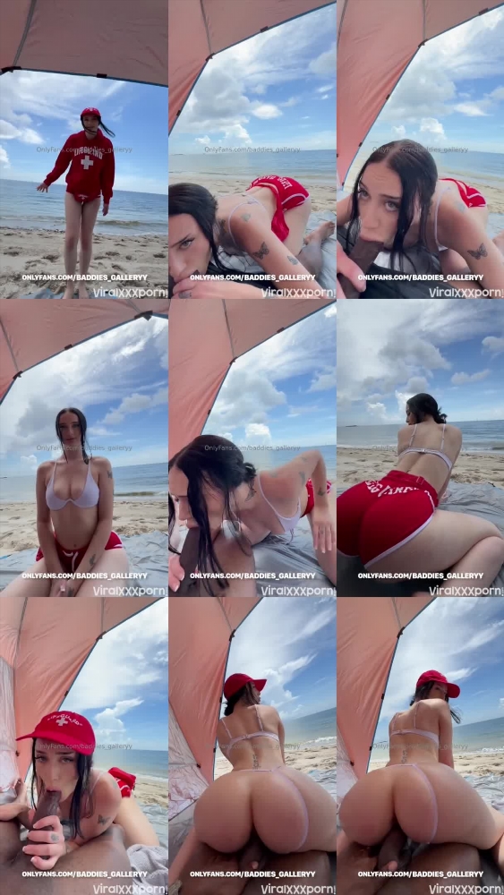 Auhneesh Nicole Teases Cock Hungry Stranger Beach Fuck Video