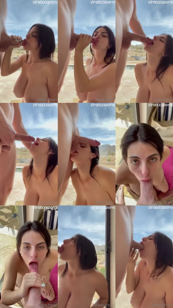 Alexa Pearl Teases A Huge Cumshot After An Intense BJ In Video