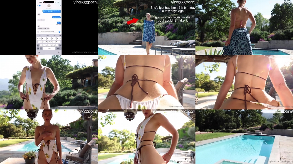 Caroline Zalog Teases in Her Secret Sex Tape Video