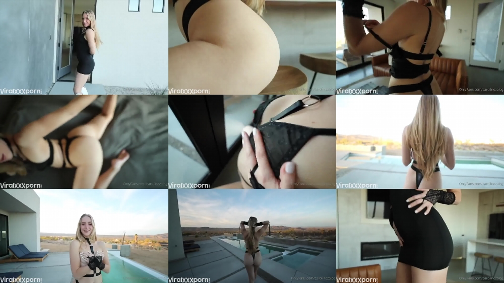 Caroline Zalog Teases in Naughty Thanksgiving POV Leak Video