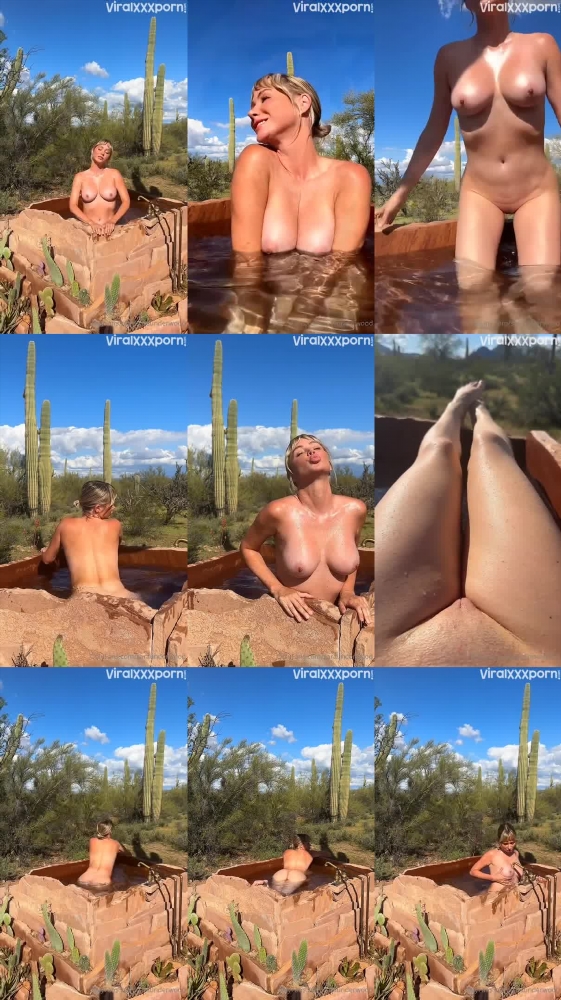 Sara Underwood Teases in Naked Outdoor Soak Video Exposed