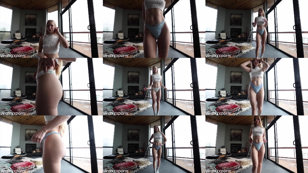 Caroline Zalog Teases Her Mountain Curves in Try-On Video